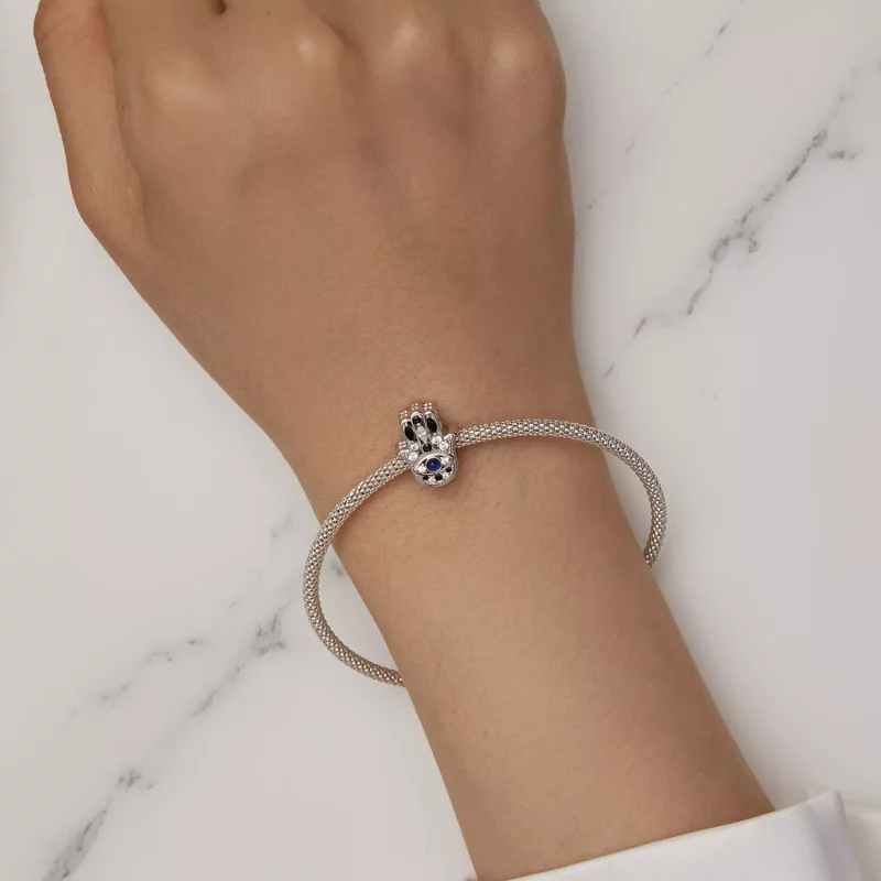 (afbeelding voor) Pandora-stijl Hand van Fatima-bedel - SCC2522 - Bekijken 6