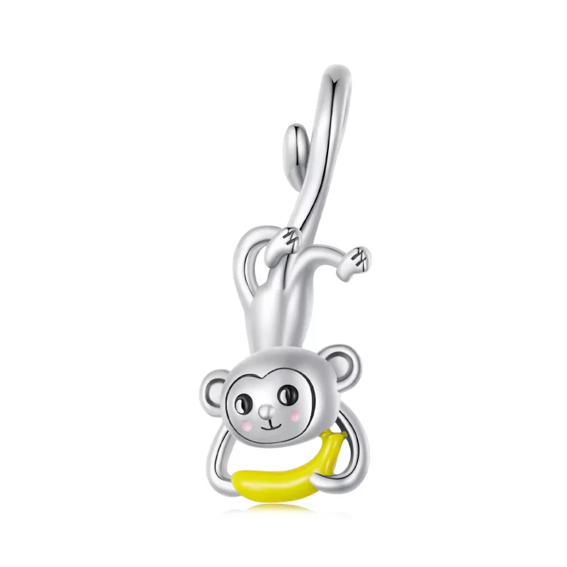(afbeelding voor) Pandora-stijl hangende aap - SCC2547