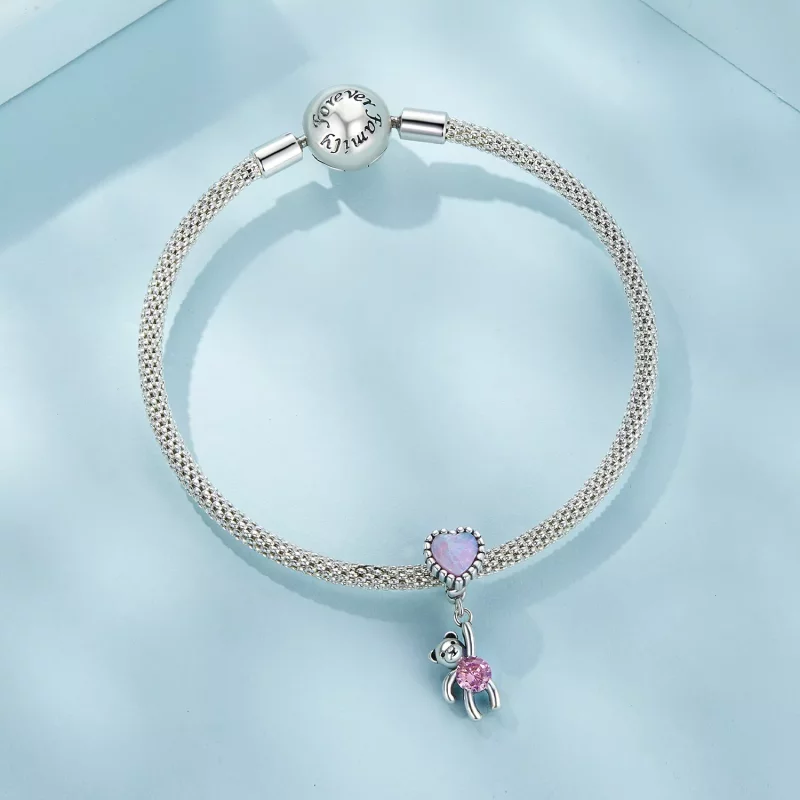 (afbeelding voor) Pandora Stijl Hangende Beer - SCC2591 - Bekijken 6