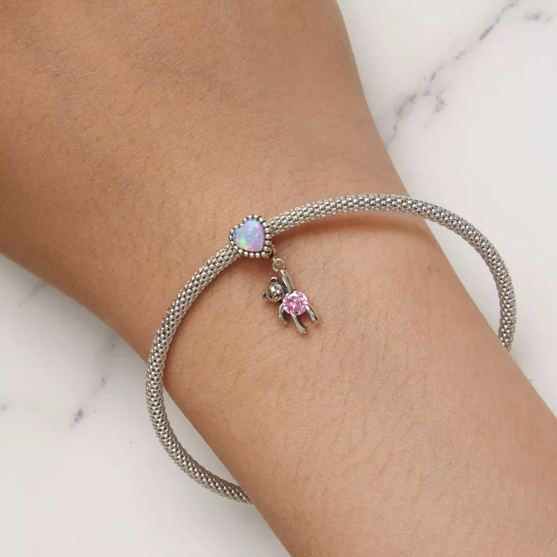 (afbeelding voor) Pandora Stijl Hangende Beer - SCC2591 - Bekijken 8