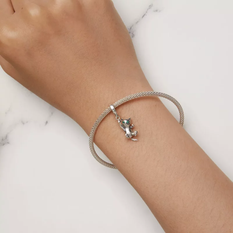 (afbeelding voor) Pandora Stijl Hangende Kat - SCC2572 - Bekijken 7