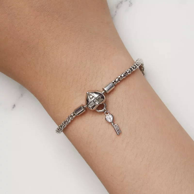(afbeelding voor) Pandora Stijl Hart Sleutelhanger Armband - SCB259 - Bekijken 7