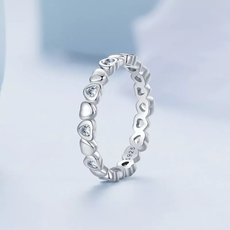(afbeelding voor) Pandora Stijl Harten Ring - BSR421 - Bekijken 2