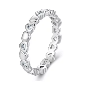 Pandora Stijl Harten Ring - BSR421 (afbeelding voor) Pandora Stijl Harten Ring - BSR421