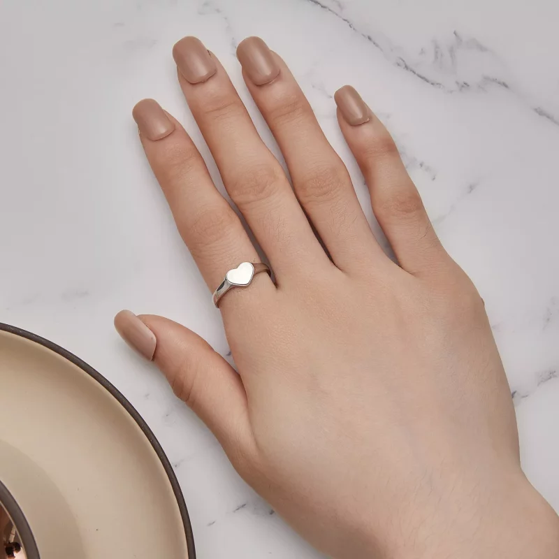 (afbeelding voor) Pandora stijl hartvormige reflecterende ring - BSR434 - Bekijken 5