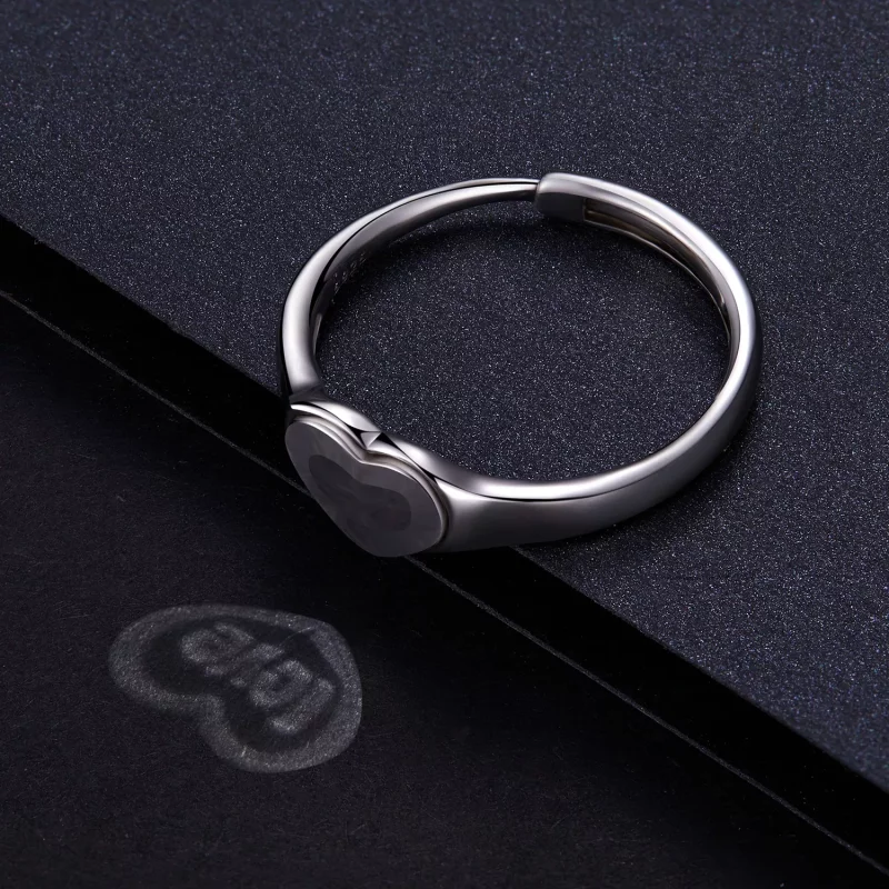 (afbeelding voor) Pandora stijl hartvormige reflecterende ring - BSR434 - Bekijken 7