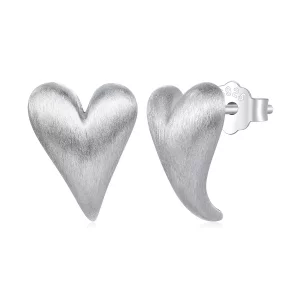 (afbeelding voor) Pandora-stijl Hartvormige Studs Oorbellen - BSE916