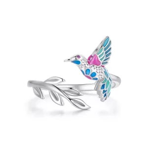 Pandora Stijl IJsvogel Open Ring - BSR483-E (afbeelding voor) Pandora Stijl IJsvogel Open Ring - BSR483-E
