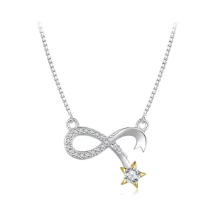 Pandora Stijl Infinity Symbool Ketting - BSN351 (afbeelding voor) Pandora Stijl Infinity Symbool Ketting - BSN351