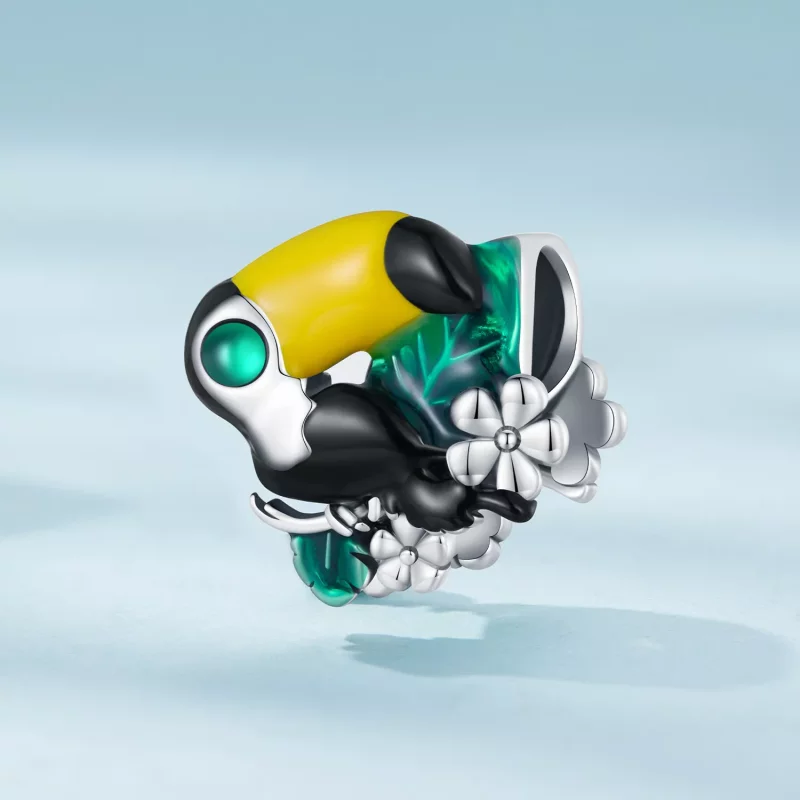 (afbeelding voor) Pandora stijl Jungle Toekan Bedel - SCC2520 - Bekijken 2