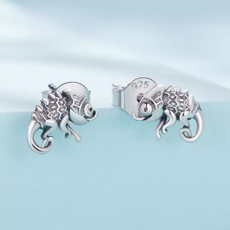 (afbeelding voor) Pandora-stijl Kameleon Studs Oorbellen - SCE1661 - Bekijken 2