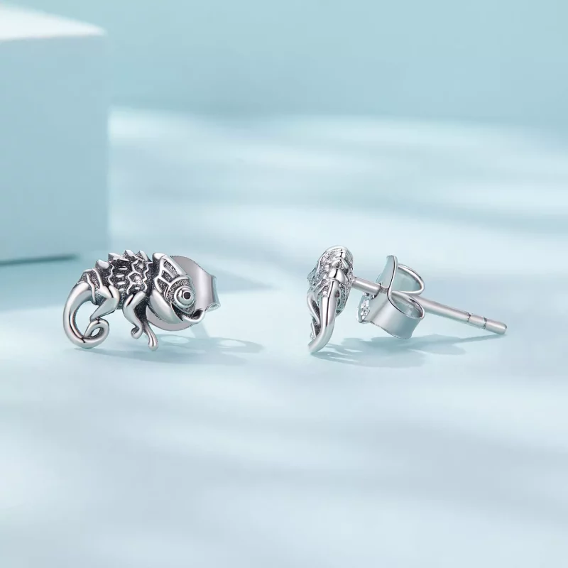 (afbeelding voor) Pandora-stijl Kameleon Studs Oorbellen - SCE1661 - Bekijken 4