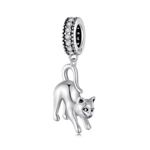 Pandora Stijl Kat Hangertje - SCC2595 (afbeelding voor) Pandora Stijl Kat Hangertje - SCC2595