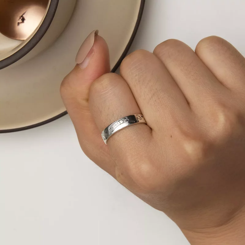 (afbeelding voor) Pandora-stijl Kattendoodle Ring - SCR951-E - Bekijken 6