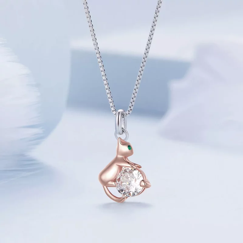 (afbeelding voor) Pandora-stijl Kattenketting - BSN355 - Bekijken 3