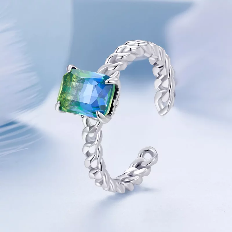 (afbeelding voor) Pandora Stijl Ketting Open Ring - BSR476-E - Bekijken 2