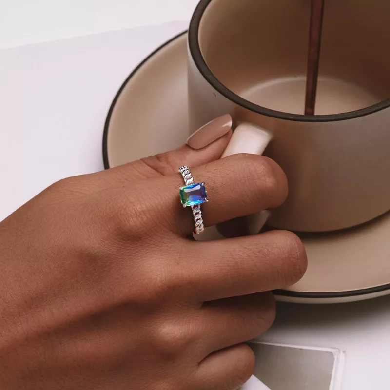 (afbeelding voor) Pandora Stijl Ketting Open Ring - BSR476-E - Bekijken 5