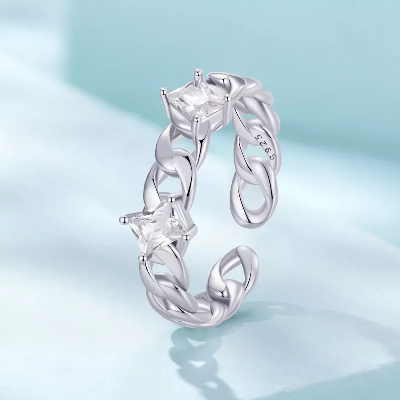 (afbeelding voor) Pandora-stijl Ketting Open Ring - SCR977-E - Bekijken 2
