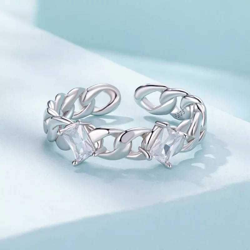(afbeelding voor) Pandora-stijl Ketting Open Ring - SCR977-E - Bekijken 3