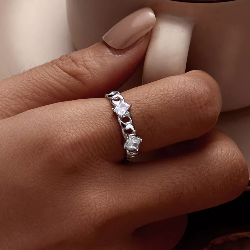 (afbeelding voor) Pandora-stijl Ketting Open Ring - SCR977-E - Bekijken 6