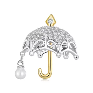 Pandora Stijl Kleine Paraplu Bedel - BSC862 (afbeelding voor) Pandora Stijl Kleine Paraplu Bedel - BSC862