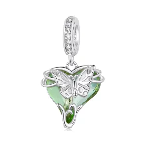 Pandora-stijl Kleine Vliegende Vlinder Hanger - BSC897 (afbeelding voor) Pandora-stijl Kleine Vliegende Vlinder Hanger - BSC897