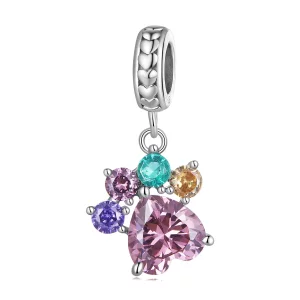 Pandora-stijl Kleurrijke Schattige Klauw Dangle - SCC2478 (afbeelding voor) Pandora-stijl Kleurrijke Schattige Klauw Dangle - SCC2478