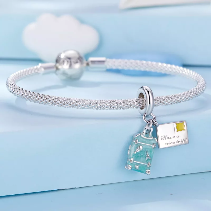 (afbeelding voor) Pandora Stijl Koffer Bedel - SCC2480 - Bekijken 6