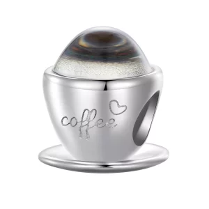 Pandora Stijl Koffiekop Bedel - SCC2475 (afbeelding voor) Pandora Stijl Koffiekop Bedel - SCC2475