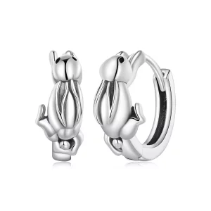 Pandora-stijl Konijn Hoop Oorbellen - SCE1616 (afbeelding voor) Pandora-stijl Konijn Hoop Oorbellen - SCE1616