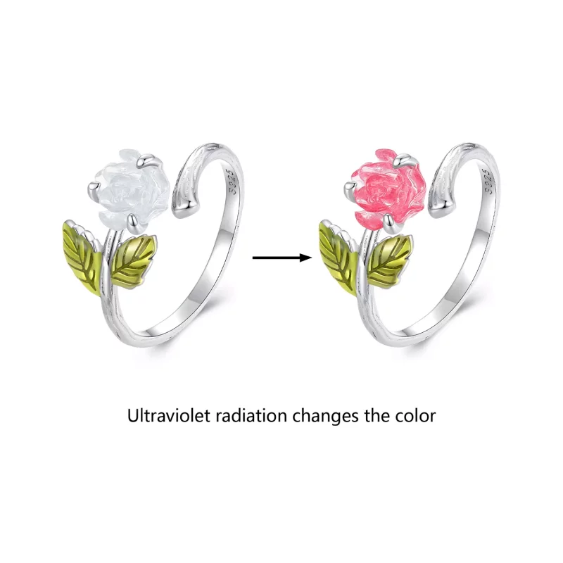 (afbeelding voor) Pandora-stijl Kristallen Roze Open Ring - BSR472-PKE - Bekijken 2