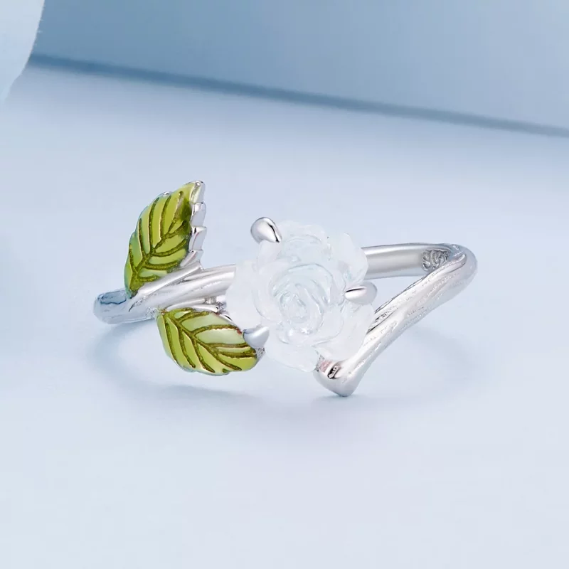 (afbeelding voor) Pandora-stijl Kristallen Roze Open Ring - BSR472-PKE - Bekijken 6