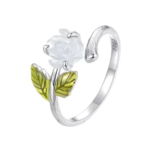 Pandora-stijl Kristallen Roze Open Ring - BSR472-PKE (afbeelding voor) Pandora-stijl Kristallen Roze Open Ring - BSR472-PKE