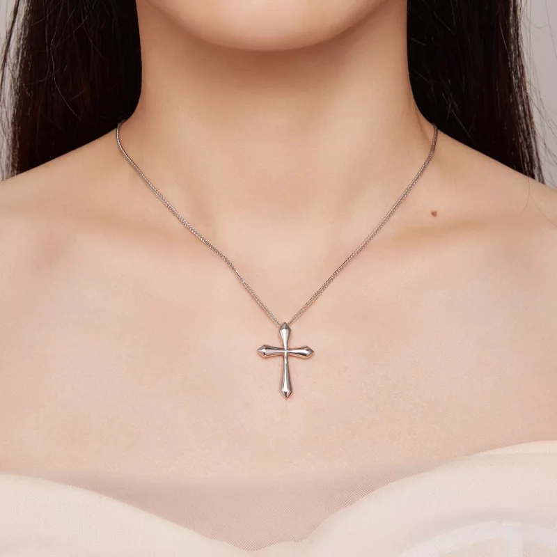 (afbeelding voor) Pandora stijl Kruis Chopin Ketting - BSN304 - Bekijken 5