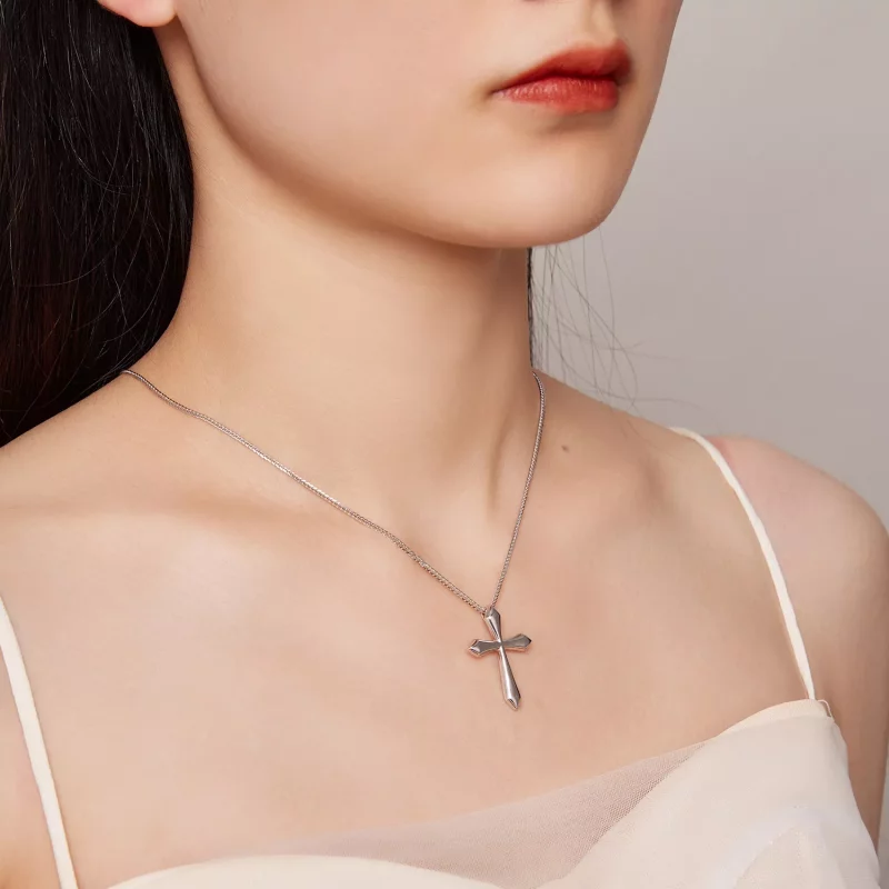 (afbeelding voor) Pandora stijl Kruis Chopin Ketting - BSN304 - Bekijken 6