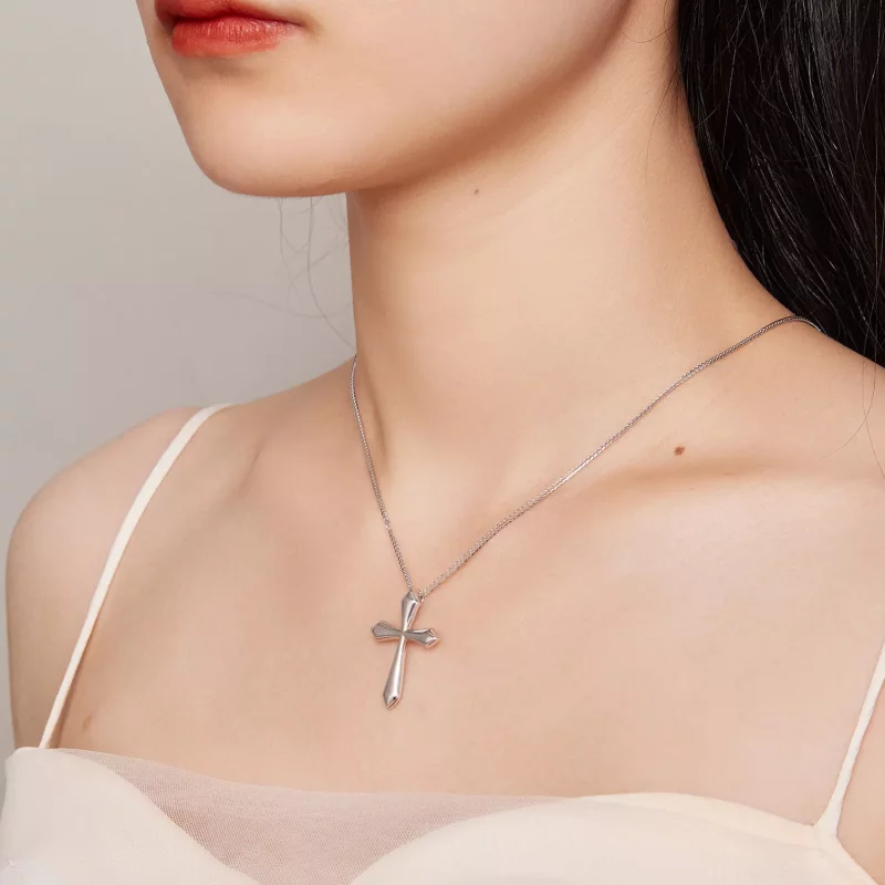 (afbeelding voor) Pandora stijl Kruis Chopin Ketting - BSN304 - Bekijken 7