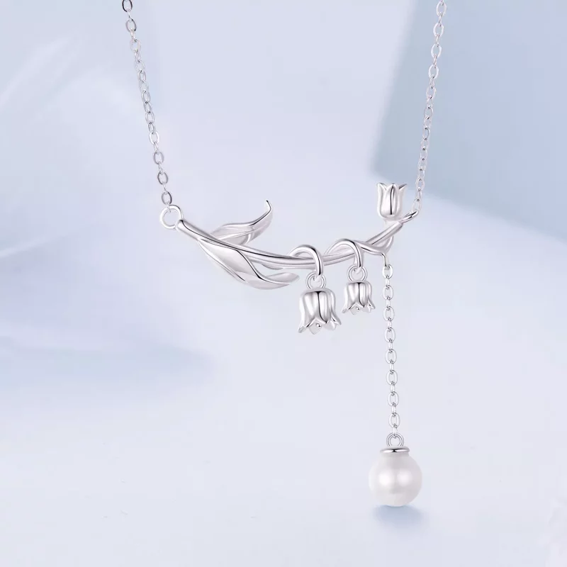 (afbeelding voor) Pandora Stijl Lelietje-van-dalen Ketting - BSN357 - Bekijken 3