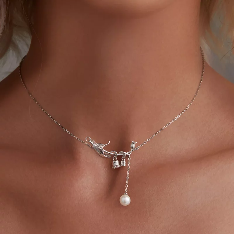 (afbeelding voor) Pandora Stijl Lelietje-van-dalen Ketting - BSN357 - Bekijken 5