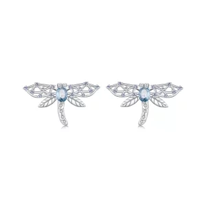 Pandora-stijl libel oorstekers - BSE874 (afbeelding voor) Pandora-stijl libel oorstekers - BSE874