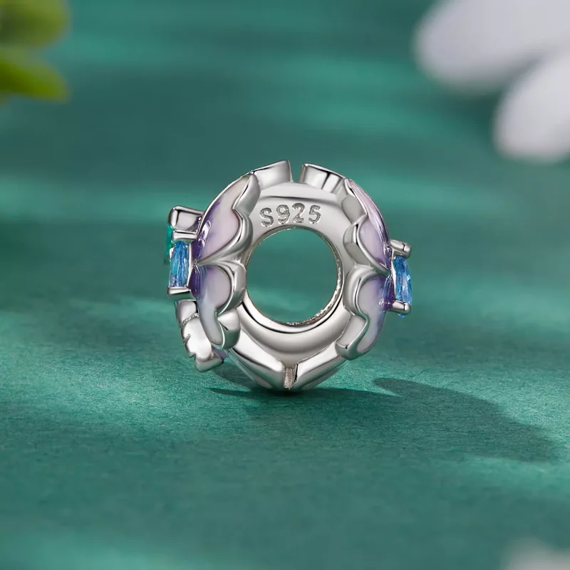 (afbeelding voor) Pandora-stijl Libelle Bloembedel - BSC786 - Bekijken 3
