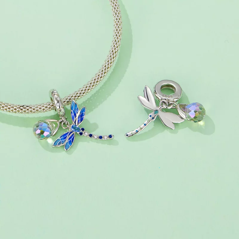 (afbeelding voor) Pandora Stijl Libelle Hanger - SCC2597 - Bekijken 5