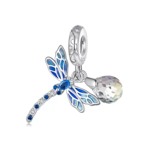 (afbeelding voor) Pandora Stijl Libelle Hanger - SCC2597