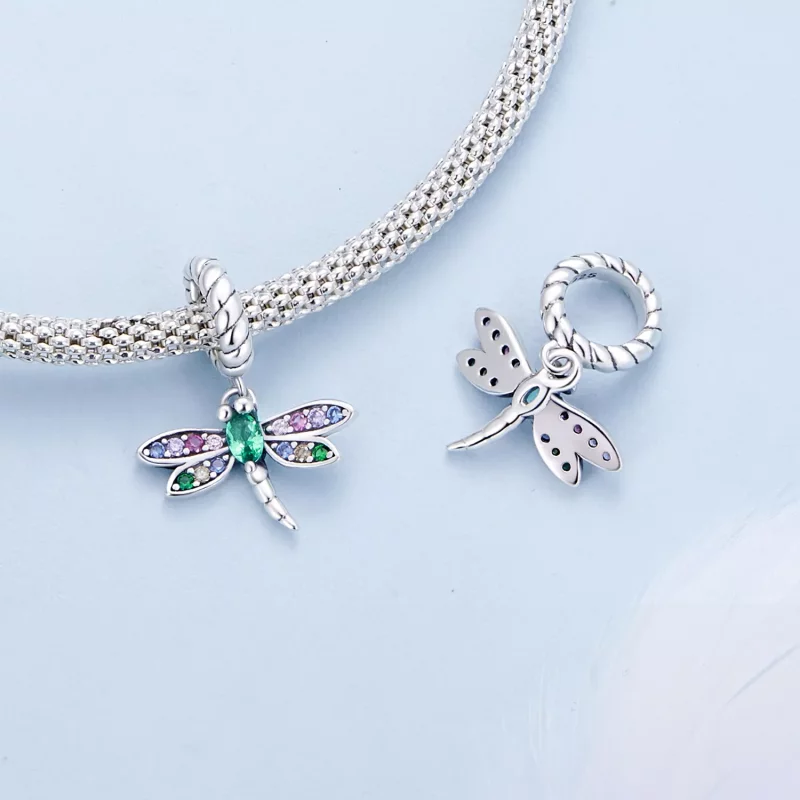 (afbeelding voor) Pandora stijl Libelle Hanger - SCX141 - Bekijken 4