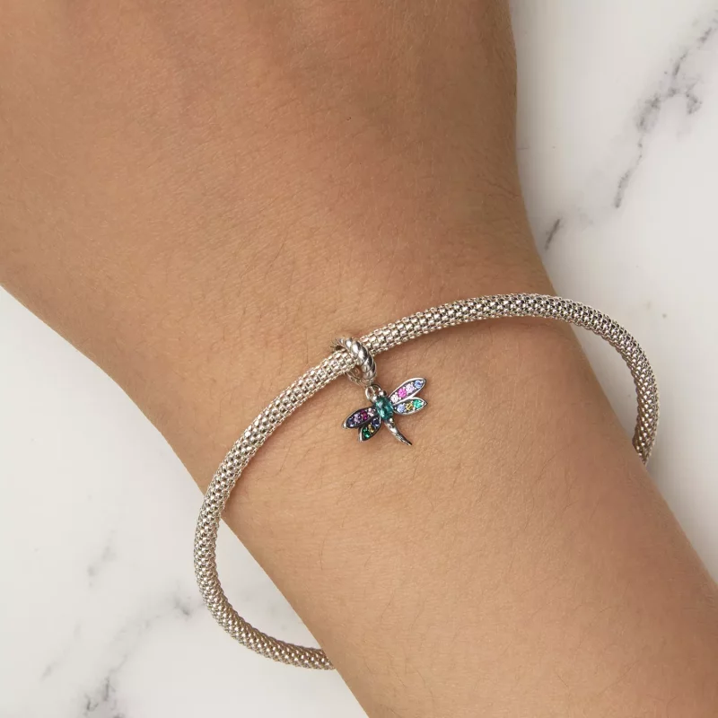 (afbeelding voor) Pandora stijl Libelle Hanger - SCX141 - Bekijken 6