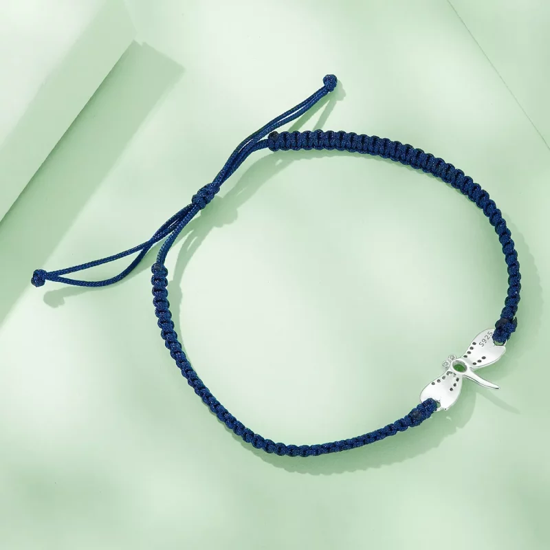 (afbeelding voor) Pandora-stijl Libelle Koord Armband - BSB111 - Bekijken 4