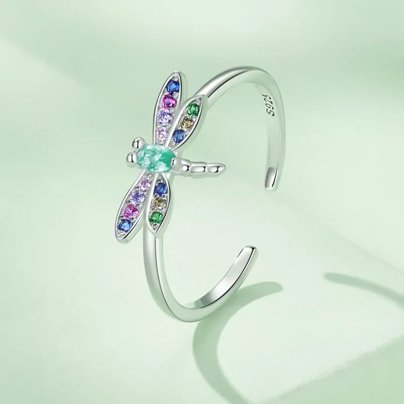 (afbeelding voor) Pandora-stijl Libelle Ring - BSR384 - Bekijken 2