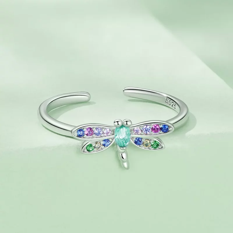 (afbeelding voor) Pandora-stijl Libelle Ring - BSR384 - Bekijken 3