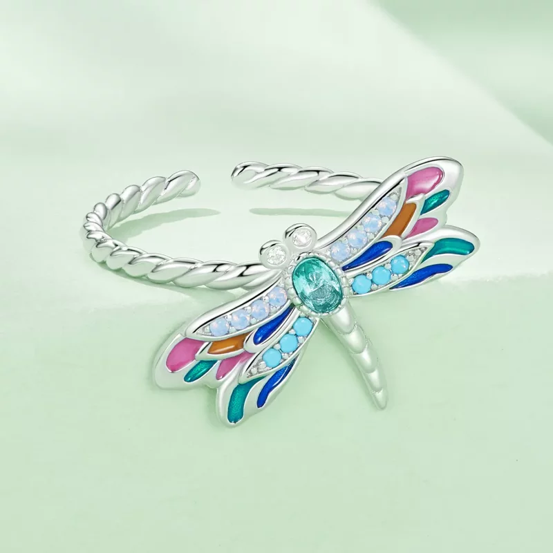 (afbeelding voor) Pandora-stijl Libelle-ring - BSR385 - Bekijken 3