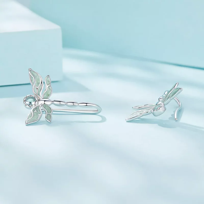 (afbeelding voor) Pandora-stijl Libelle Studs Oorbellen - SCE1623 - Bekijken 3