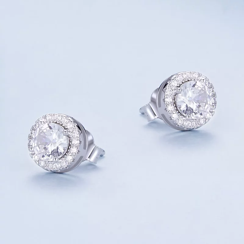 (afbeelding voor) Pandora Stijl Licht Luxe Stud Oorbellen - BSE893 - Bekijken 3